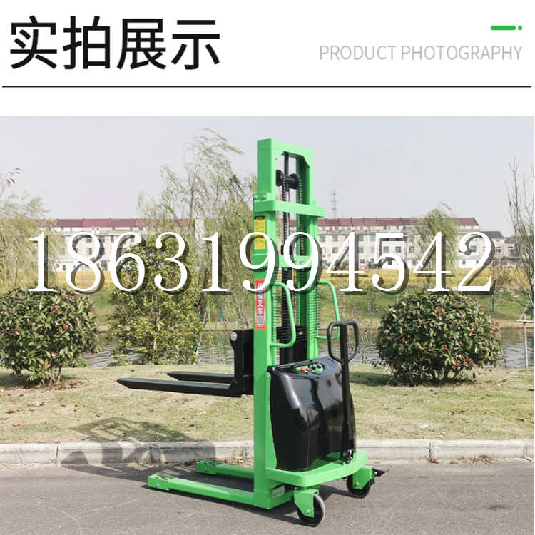 资阳区电动叉车堆高车液压铲车电瓶1吨2吨站驾步行式小型全自动叉车